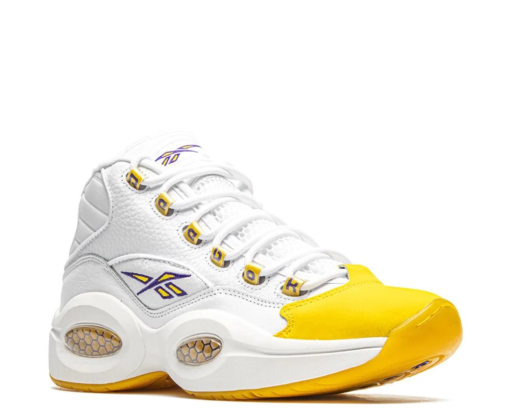 Reebok Question Mid Yellow Toe